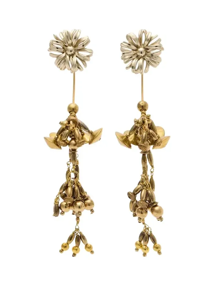 Embellished drop earrings