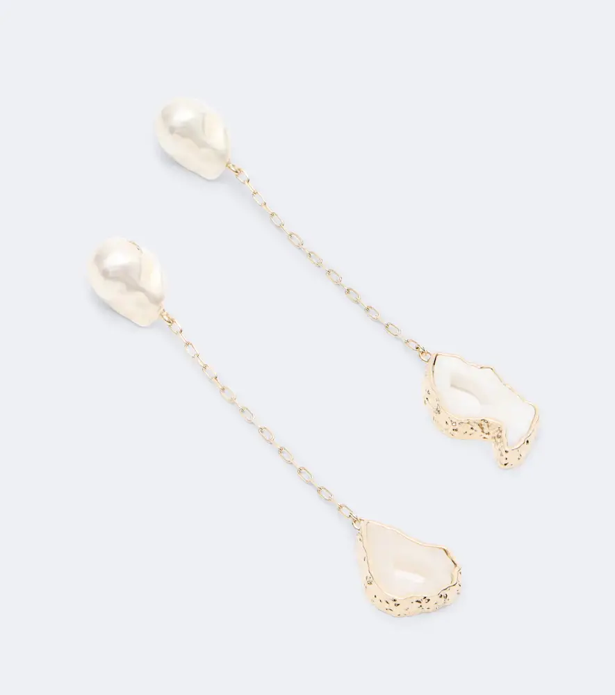 Erdem Embellished drop earrings | Thumbnail 3 Erdem Embellished drop earrings | Thumbnail 3