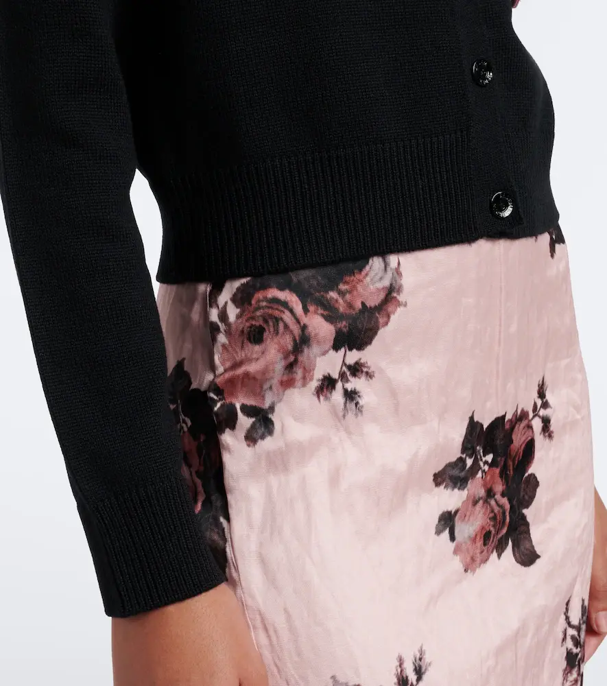 Erdem Embellished wool cardigan | Thumbnail 3