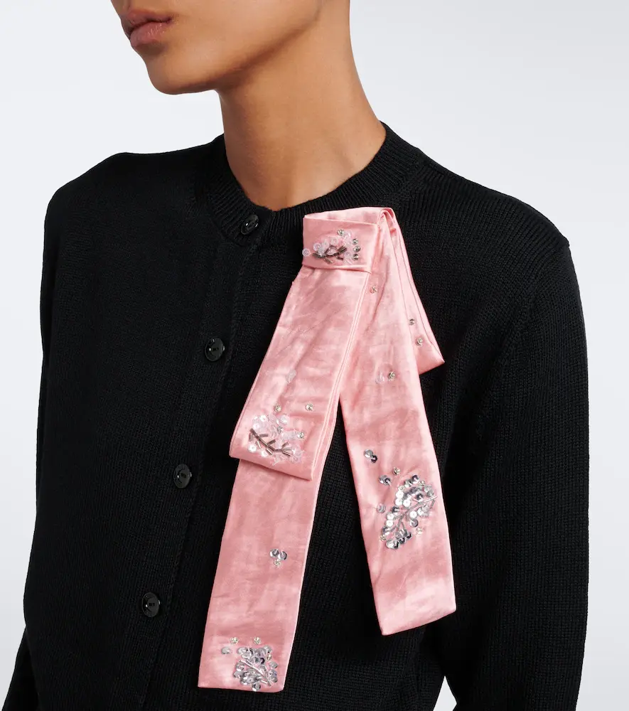 Erdem Embellished wool cardigan | Thumbnail 6