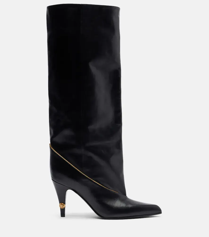 Versace Medusa leather mid-calf boots | Thumbnail 4 Versace Medusa leather mid-calf boots | Thumbnail 4