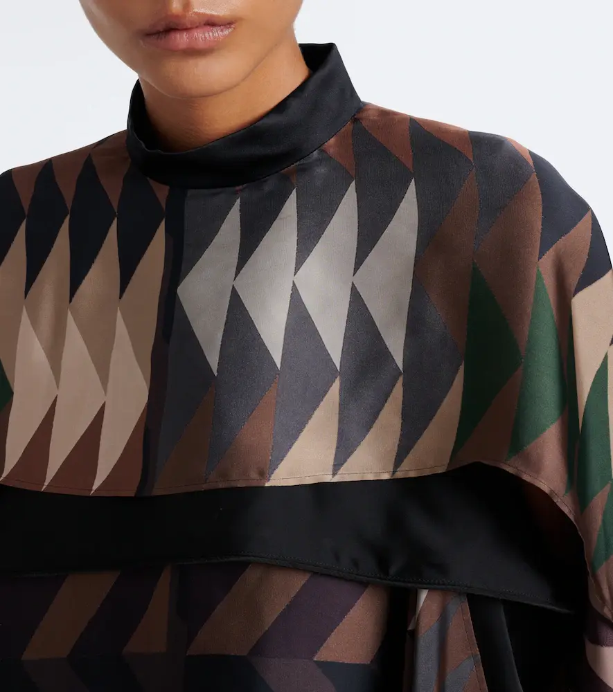 Sacai Printed satin top | Thumbnail 2