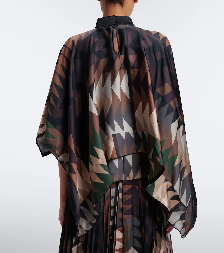 Sacai Printed satin top | Thumbnail 3