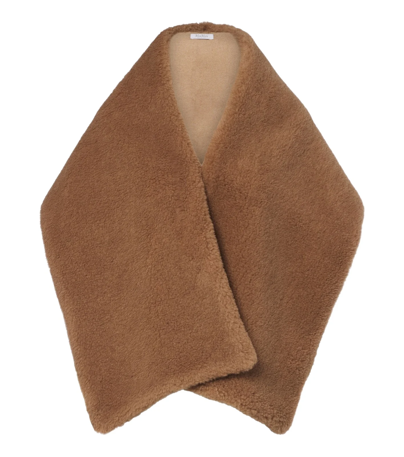 Camel hair and silk shawl