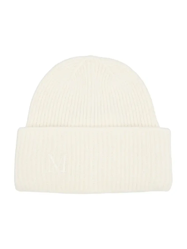Embroidered cashmere beanie Embroidered cashmere beanie