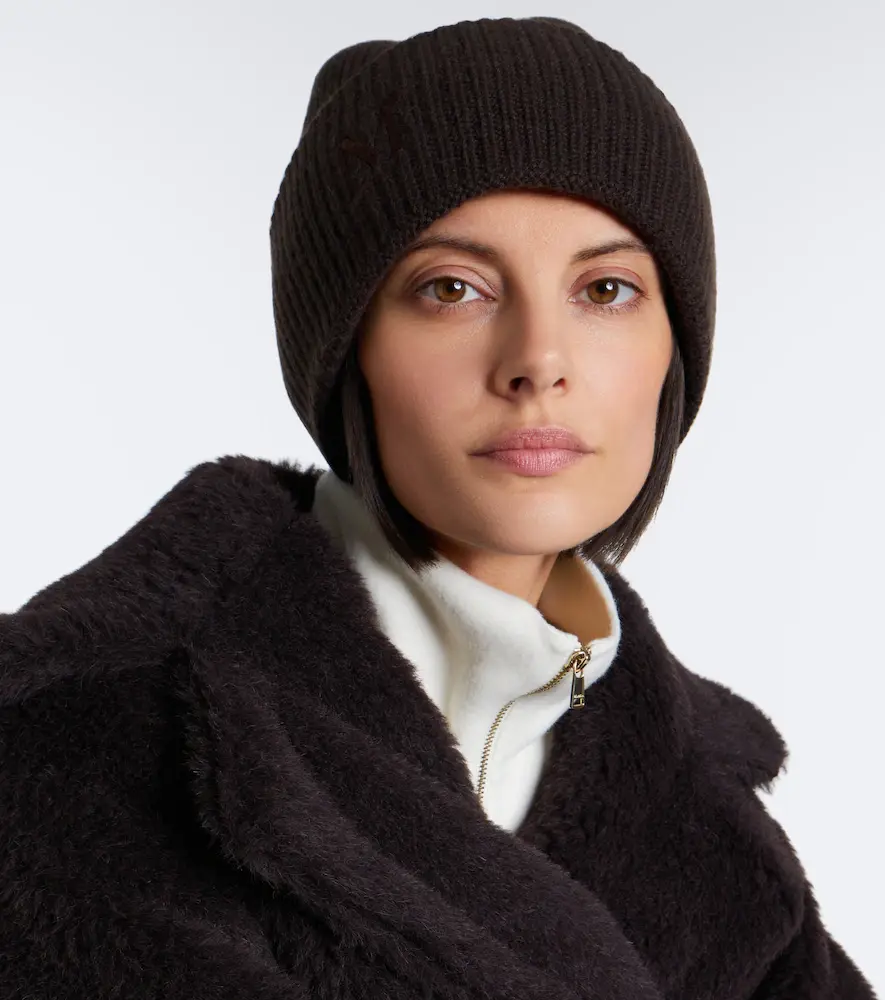 Max Mara Embroidered cashmere beanie | Thumbnail 4 Max Mara Embroidered cashmere beanie | Thumbnail 4