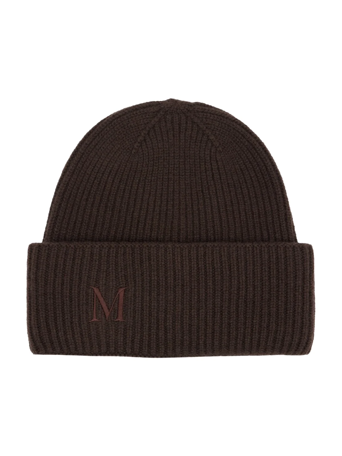 Embroidered cashmere beanie