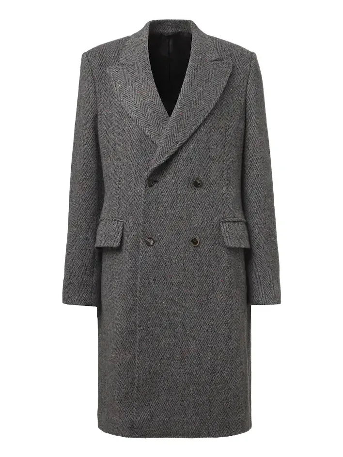 Mcaffrey herringbone wool and cashmere coat Mcaffrey herringbone wool and cashmere coat