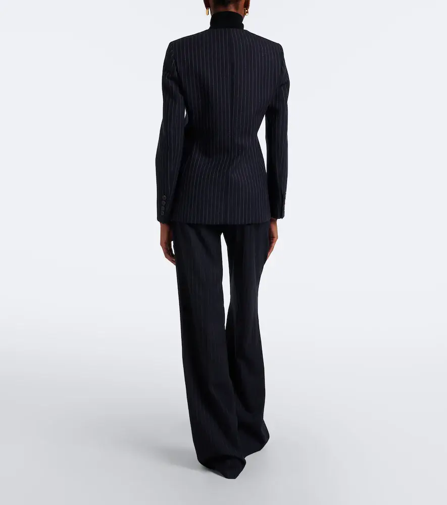 Nili Lotan Bethany pinstriped wool flared pants | Thumbnail 3