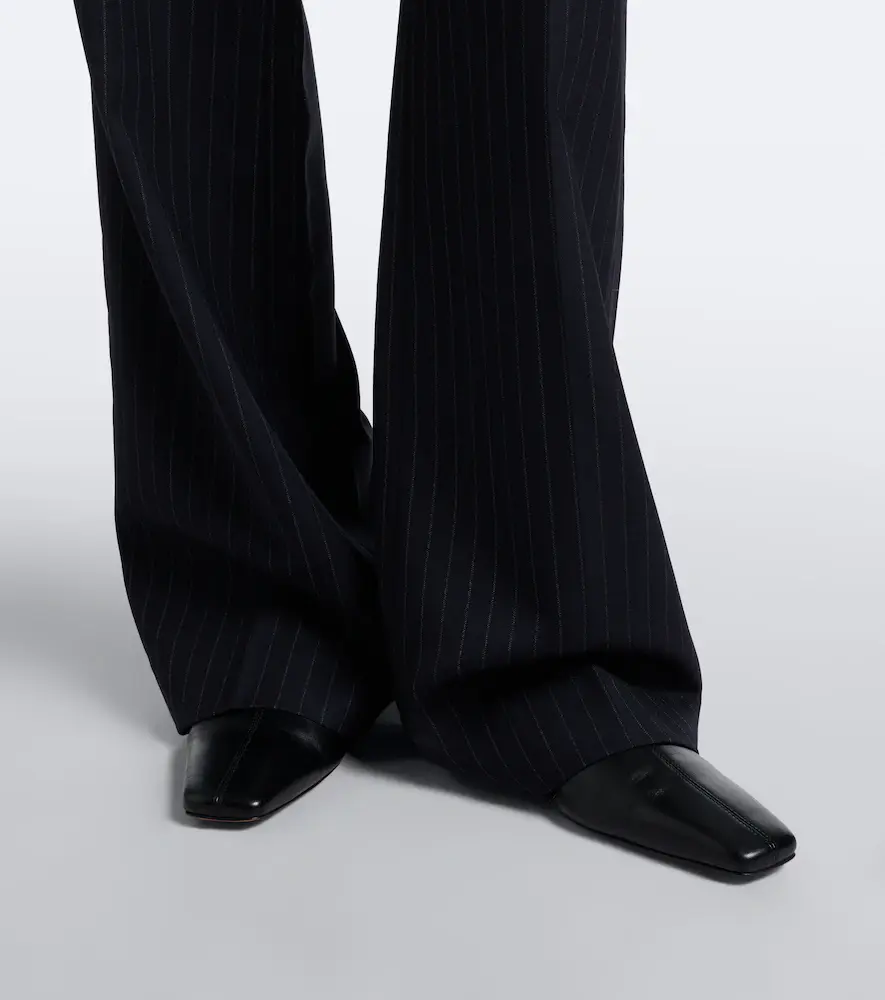 Nili Lotan Bethany pinstriped wool flared pants | Thumbnail 4