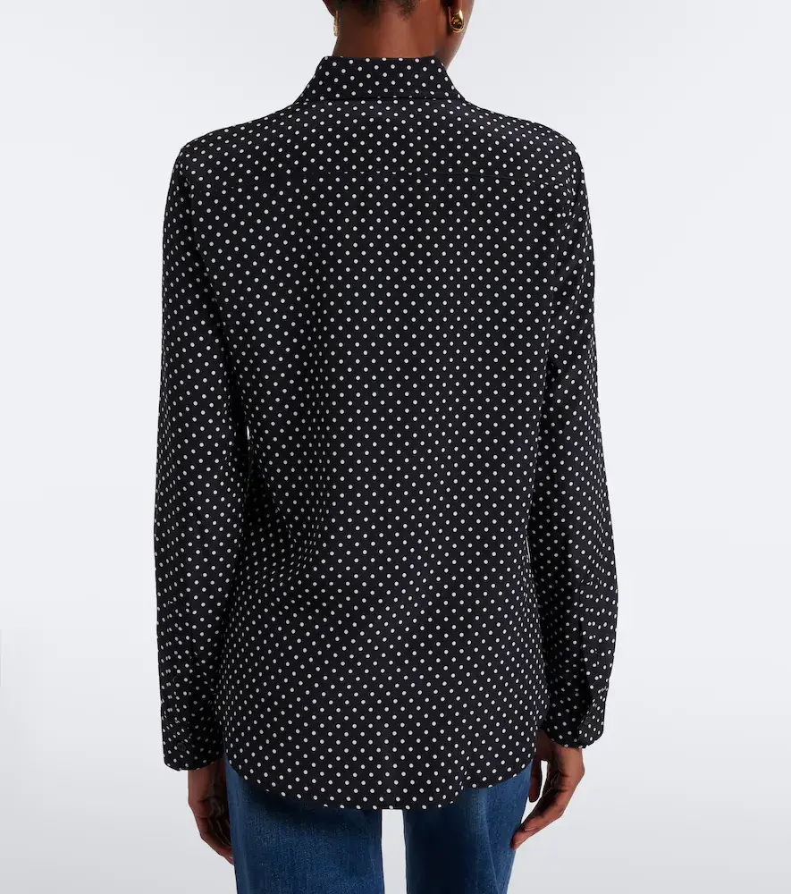 Nili Lotan Gana polka-dot silk shirt | Thumbnail 5 Nili Lotan Gana polka-dot silk shirt | Thumbnail 5
