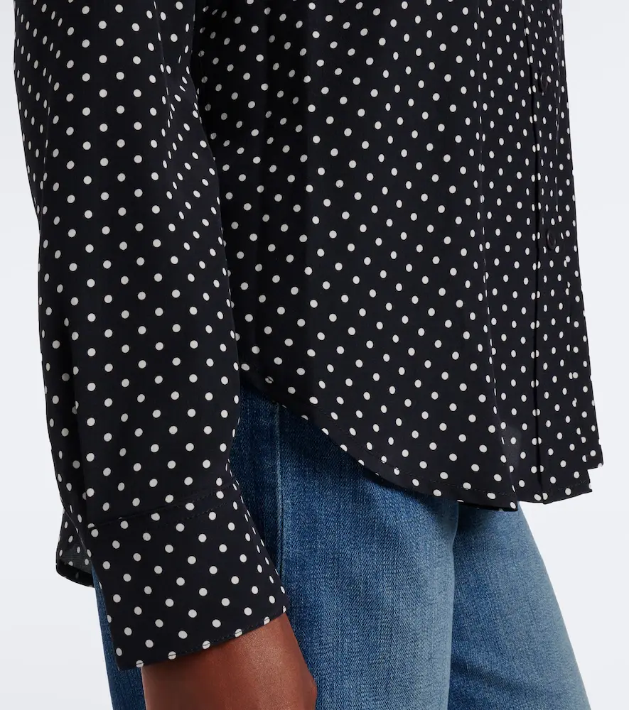 Nili Lotan Gana polka-dot silk shirt | Thumbnail 7 Nili Lotan Gana polka-dot silk shirt | Thumbnail 7
