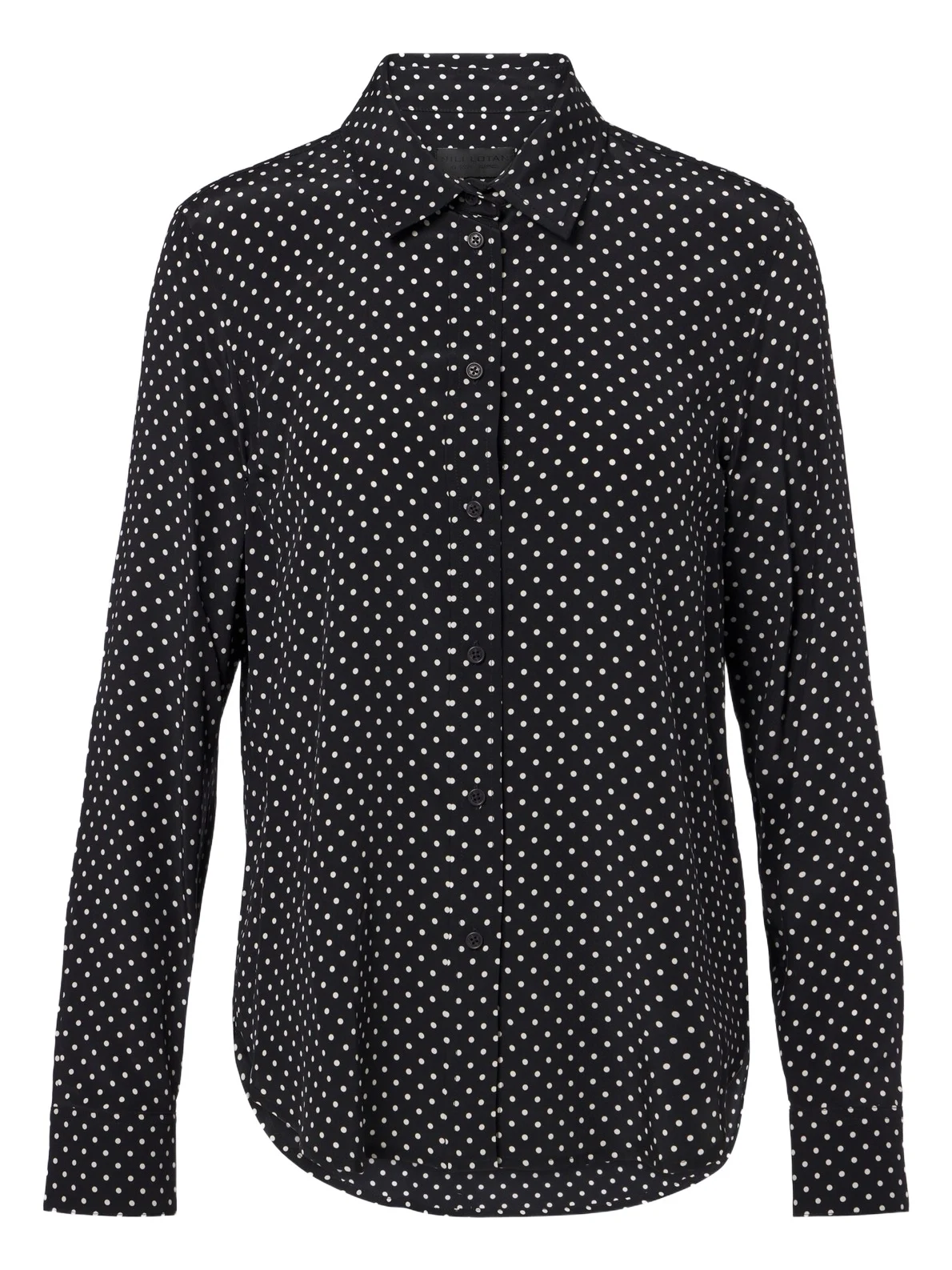 Nili Lotan Gana polka-dot silk shirt