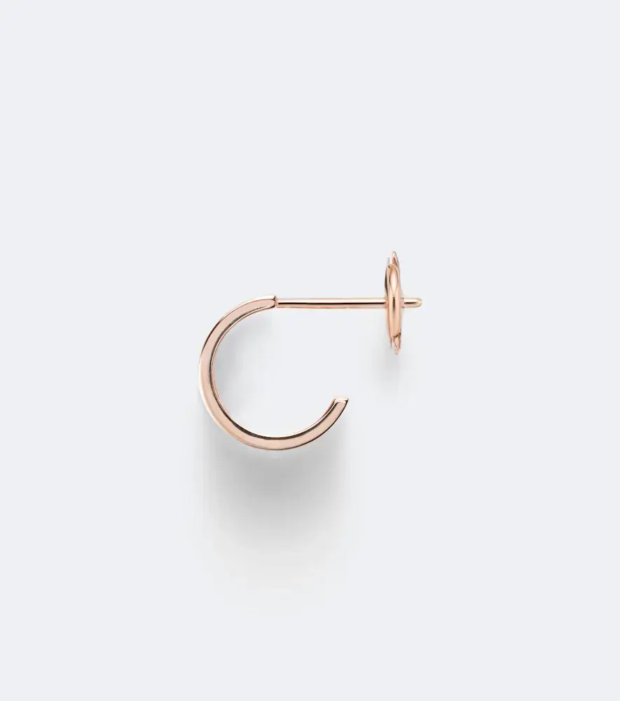Repossi Berbere 18kt rose gold single hoop earring with diamonds | Thumbnail 2 Repossi Berbere 18kt rose gold single hoop earring with diamonds | Thumbnail 2