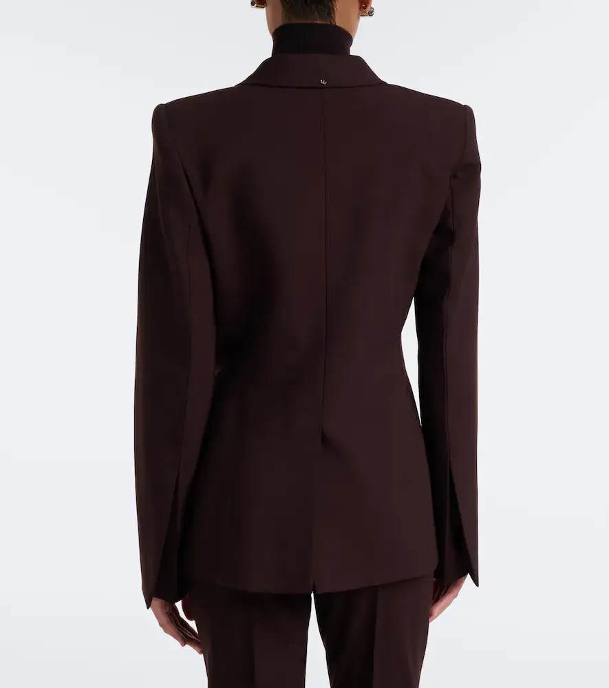Sportmax Double-breasted wool-blend blazer | Thumbnail 3 Sportmax Double-breasted wool-blend blazer | Thumbnail 3