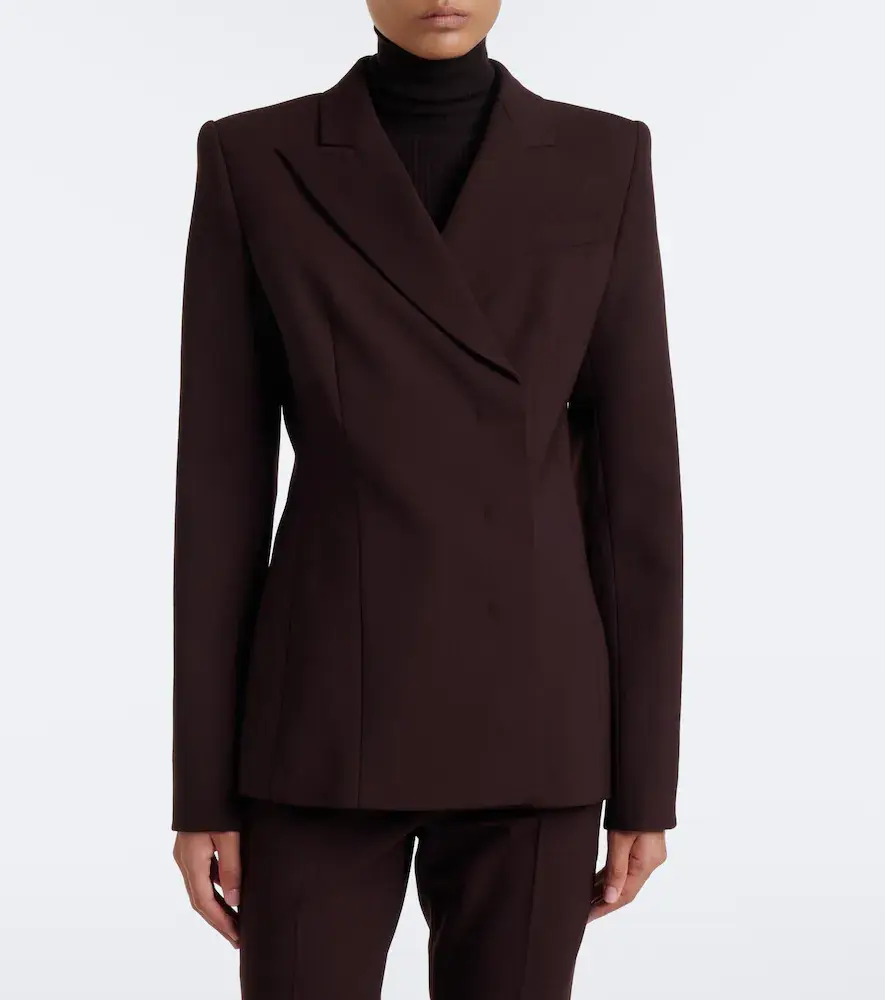 Sportmax Double-breasted wool-blend blazer | Thumbnail 5 Sportmax Double-breasted wool-blend blazer | Thumbnail 5