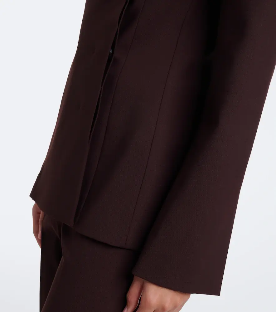 Sportmax Double-breasted wool-blend blazer | Thumbnail 6 Sportmax Double-breasted wool-blend blazer | Thumbnail 6