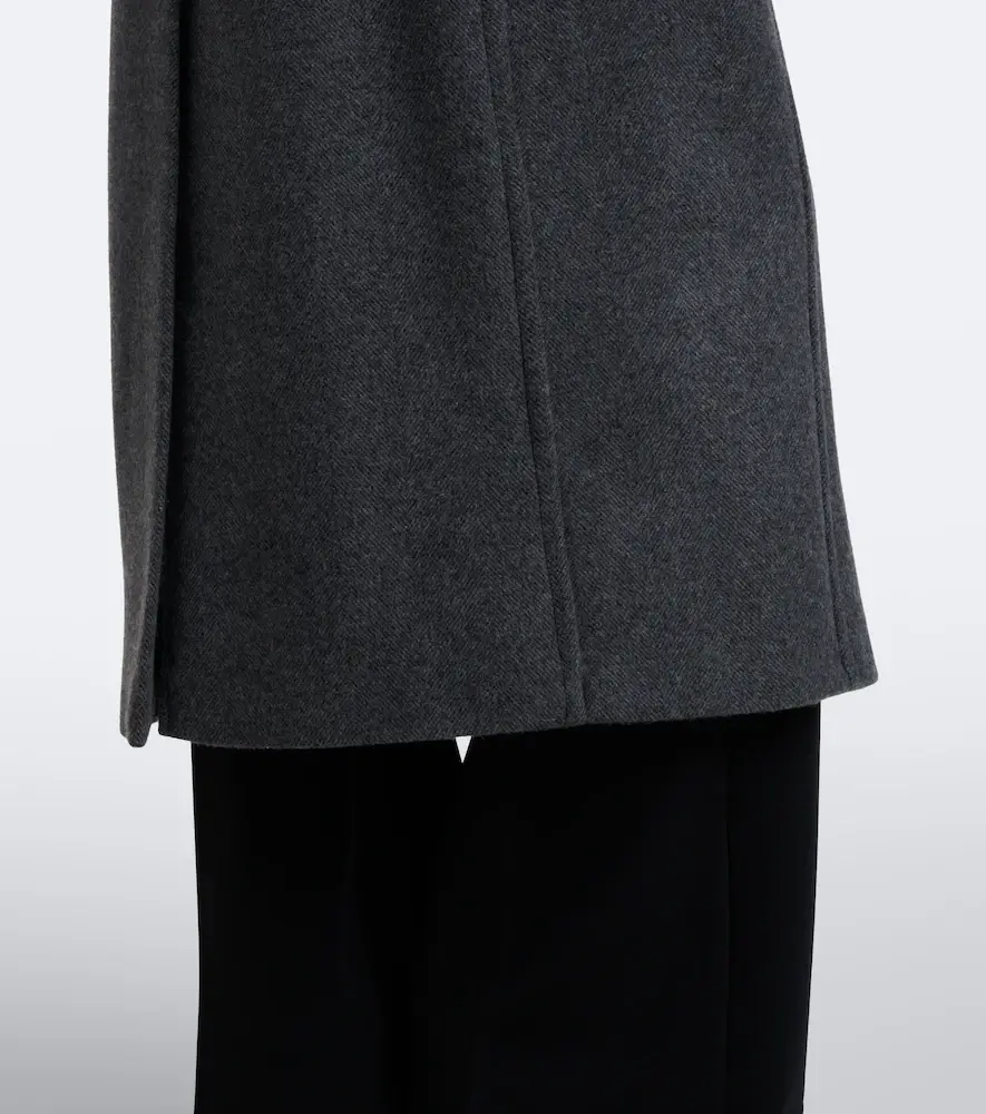 Sportmax Belted herringbone virgin wool coat | Thumbnail 3 Sportmax Belted herringbone virgin wool coat | Thumbnail 3