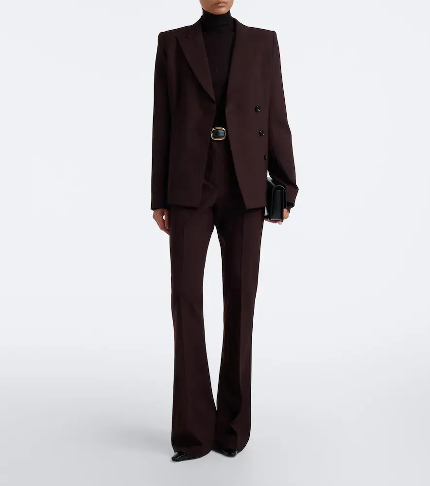 Sportmax Flared wool-blend pants | Thumbnail 2