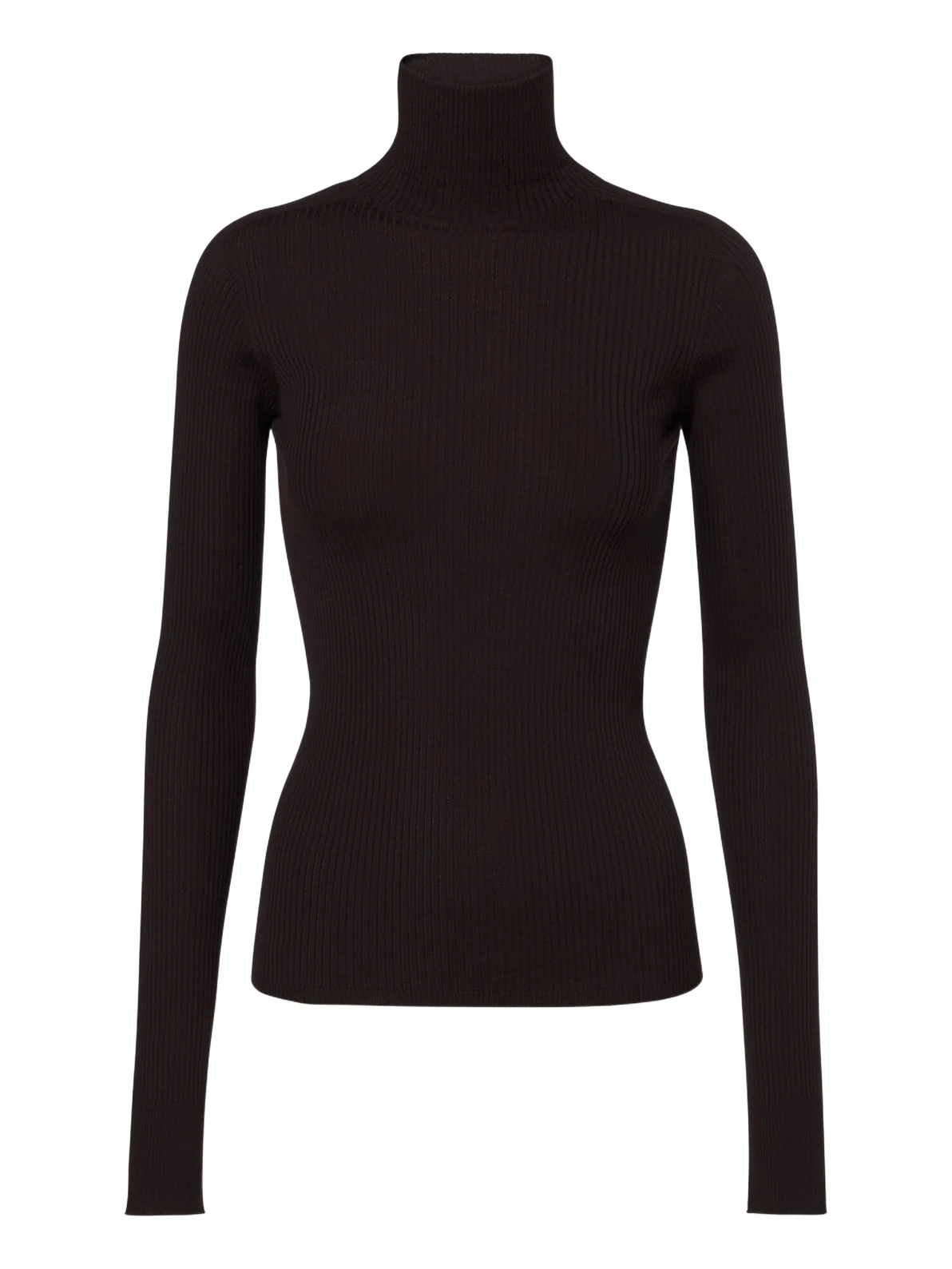 Ribbed-knit virgin wool turtleneck sweater Ribbed-knit virgin wool turtleneck sweater