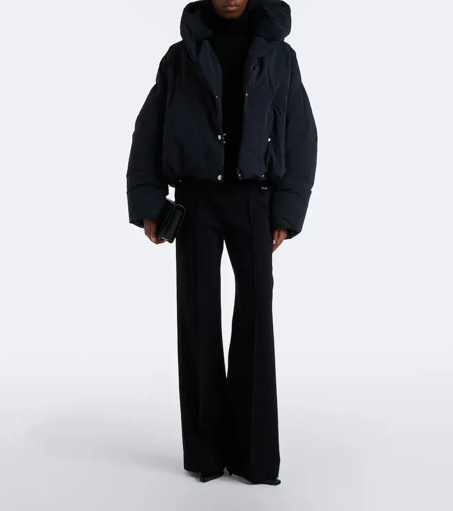 Sportmax Cropped hooded down jacket | Thumbnail 6 Sportmax Cropped hooded down jacket | Thumbnail 6