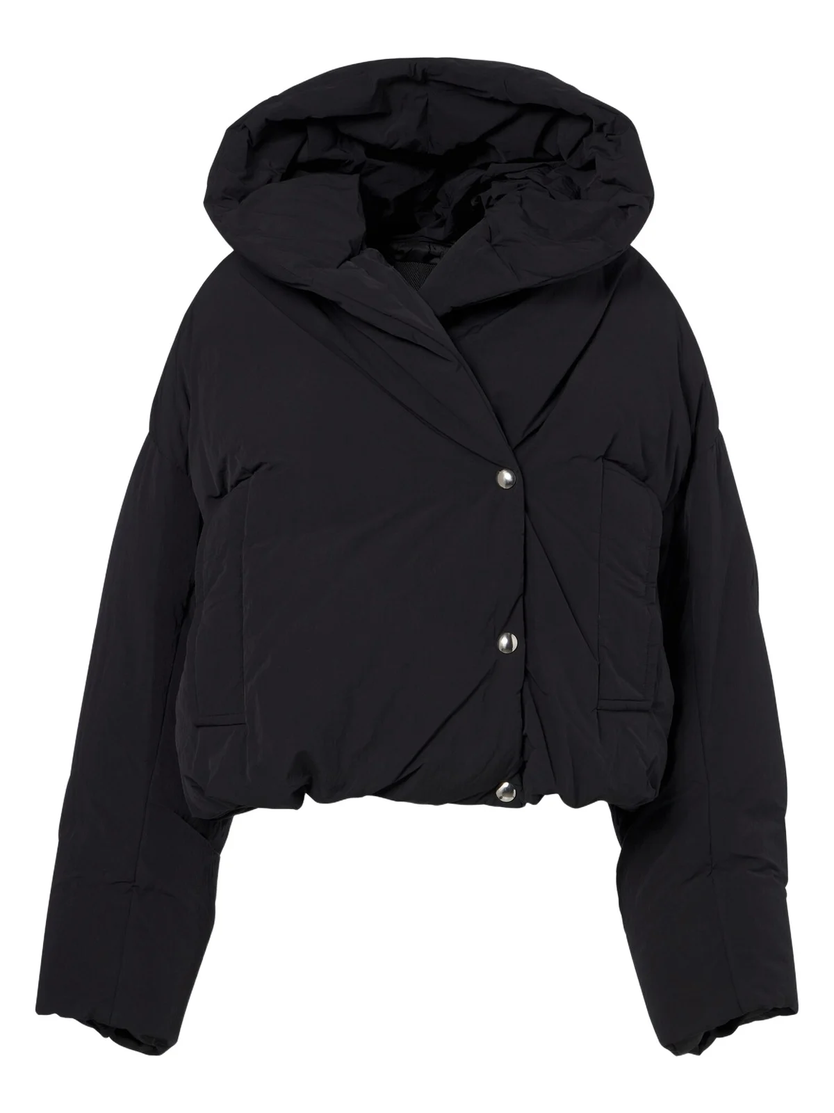 Sportmax Cropped hooded down jacket