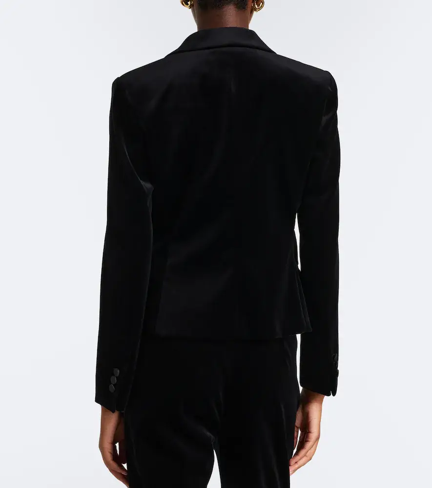 Max Mara Elegante cotton velvet blazer | Thumbnail 2 Max Mara Elegante cotton velvet blazer | Thumbnail 2