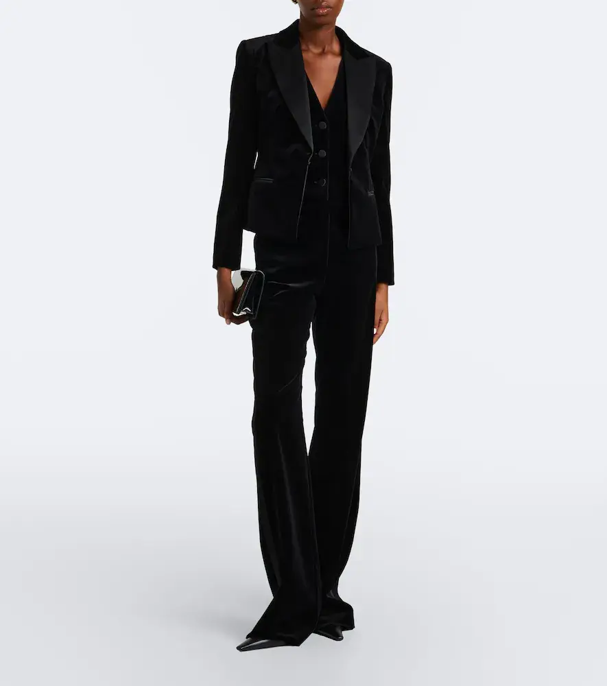 Max Mara Elegante cotton velvet blazer | Thumbnail 5 Max Mara Elegante cotton velvet blazer | Thumbnail 5