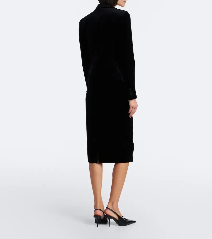 Max Mara Elegante cotton velvet pencil skirt | Thumbnail 5 Max Mara Elegante cotton velvet pencil skirt | Thumbnail 5