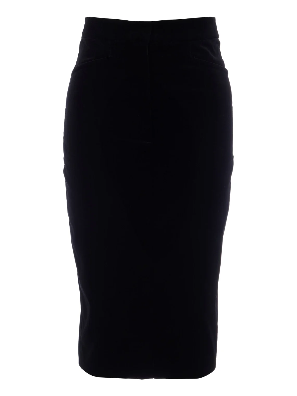 Max Mara Elegante cotton velvet pencil skirt