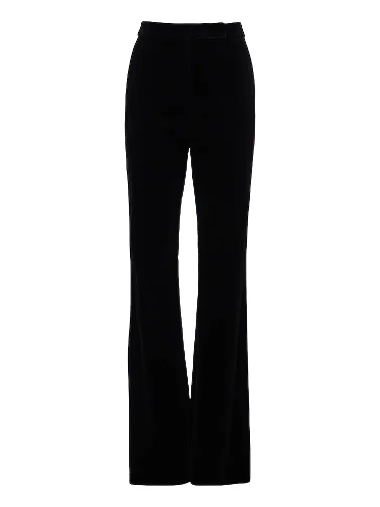 Elegante cotton velvet straight pants Elegante cotton velvet straight pants