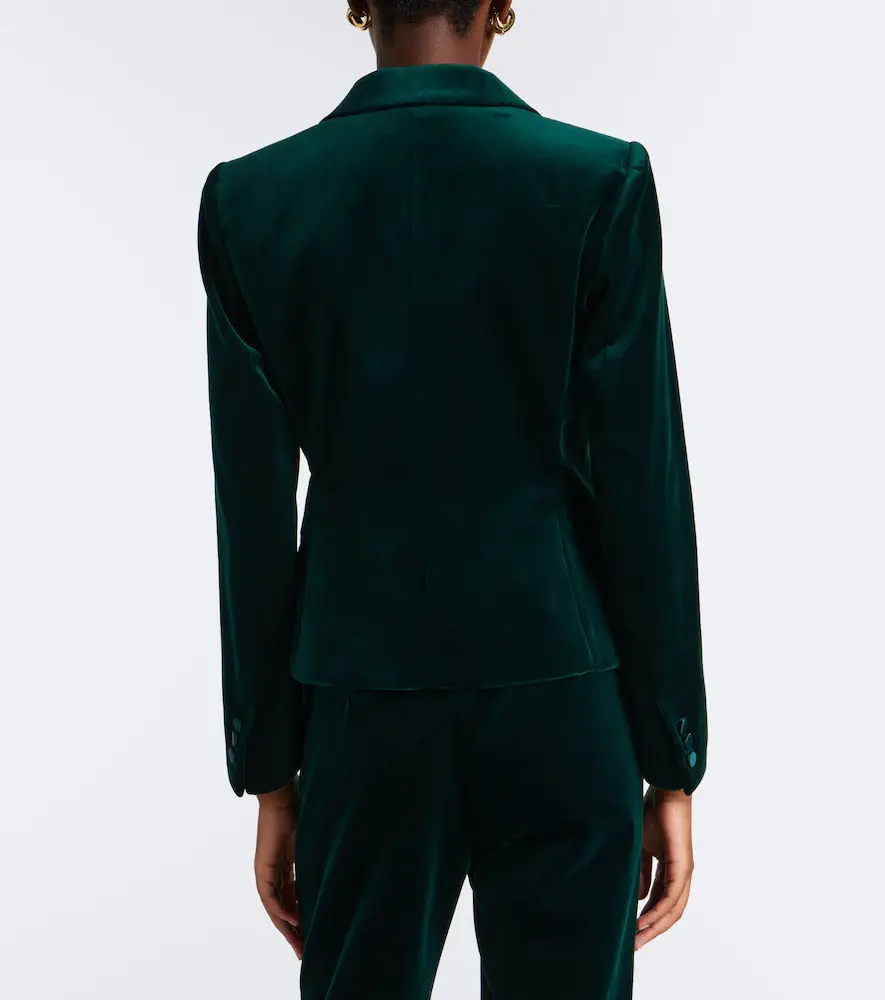 Max Mara Elegante cotton velvet blazer | Thumbnail 2 Max Mara Elegante cotton velvet blazer | Thumbnail 2