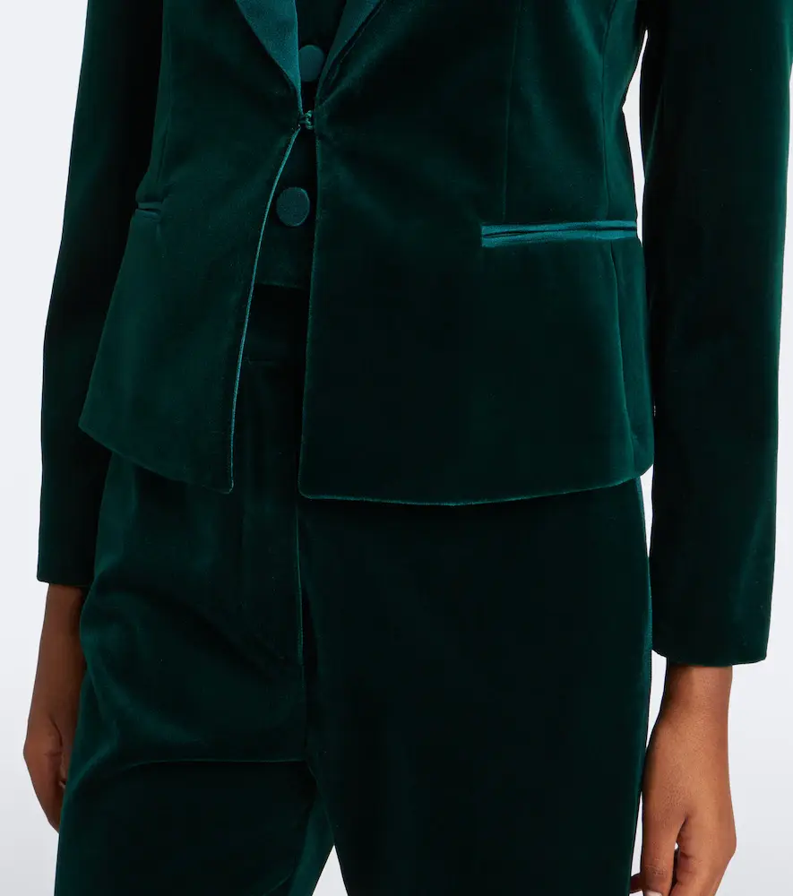 Max Mara Elegante cotton velvet blazer | Thumbnail 6 Max Mara Elegante cotton velvet blazer | Thumbnail 6