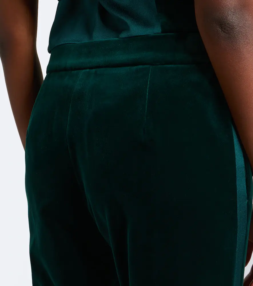 Max Mara Elegante cotton velvet straight pants | Thumbnail 6 Max Mara Elegante cotton velvet straight pants | Thumbnail 6