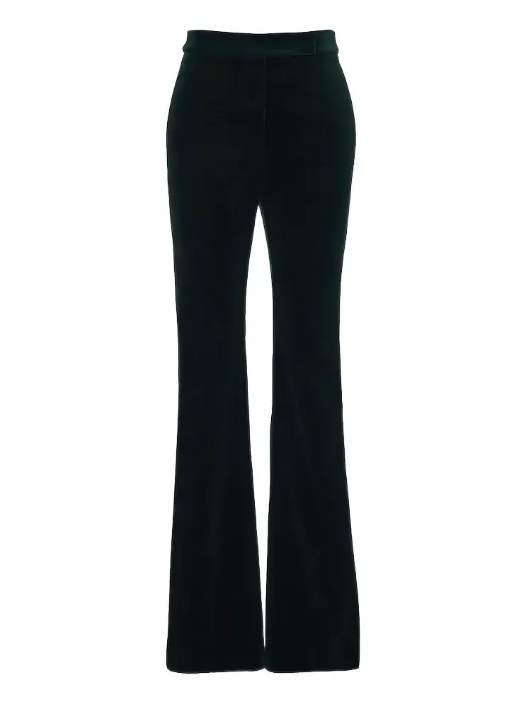 Elegante cotton velvet straight pants Elegante cotton velvet straight pants