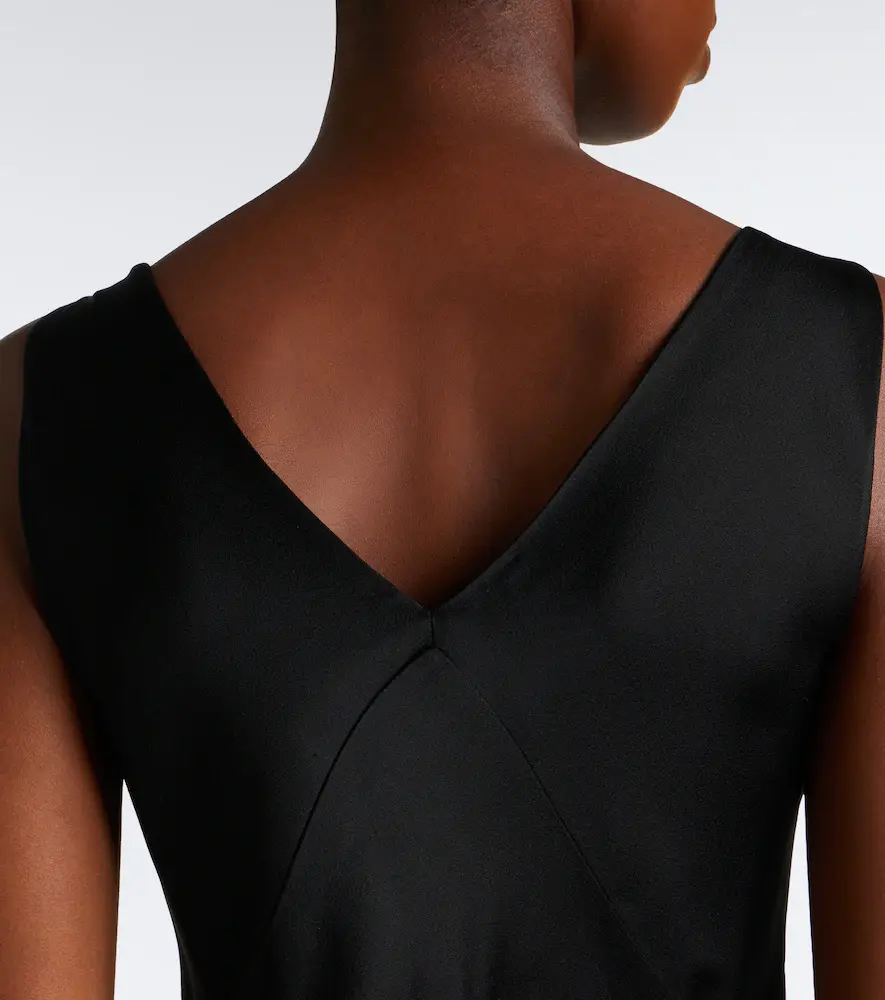 Max Mara Elegante satin maxi dress | Thumbnail 6 Max Mara Elegante satin maxi dress | Thumbnail 6