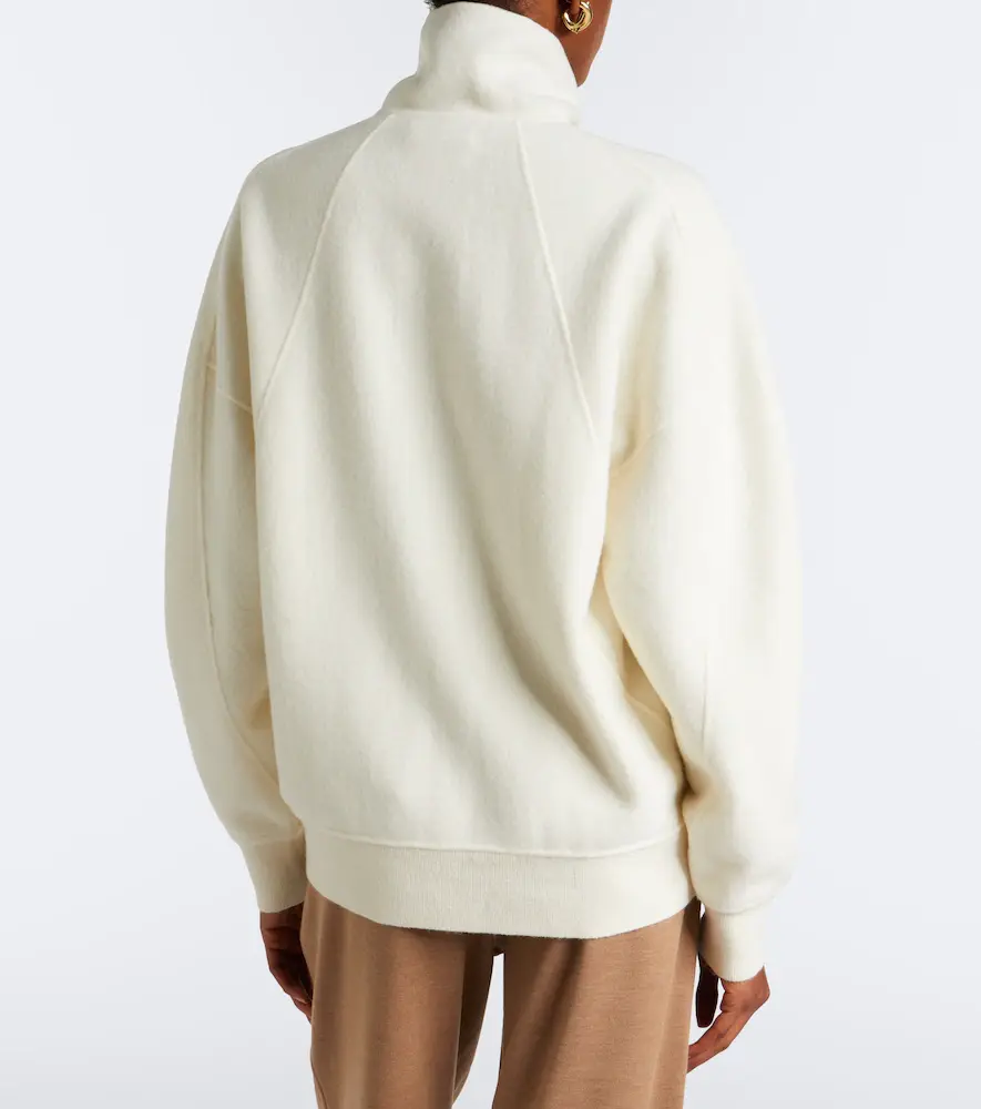 Max Mara Wool and cashmere-blend half-zip sweater | Thumbnail 2 Max Mara Wool and cashmere-blend half-zip sweater | Thumbnail 2