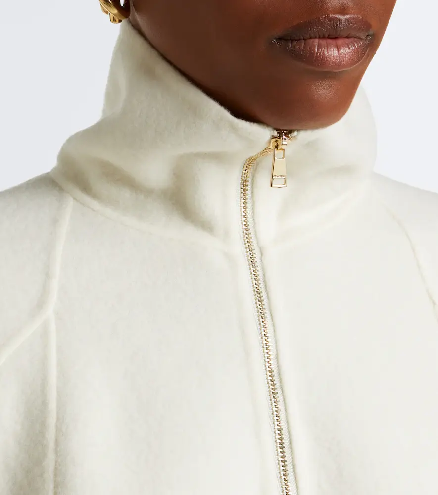 Max Mara Wool and cashmere-blend half-zip sweater | Thumbnail 6 Max Mara Wool and cashmere-blend half-zip sweater | Thumbnail 6