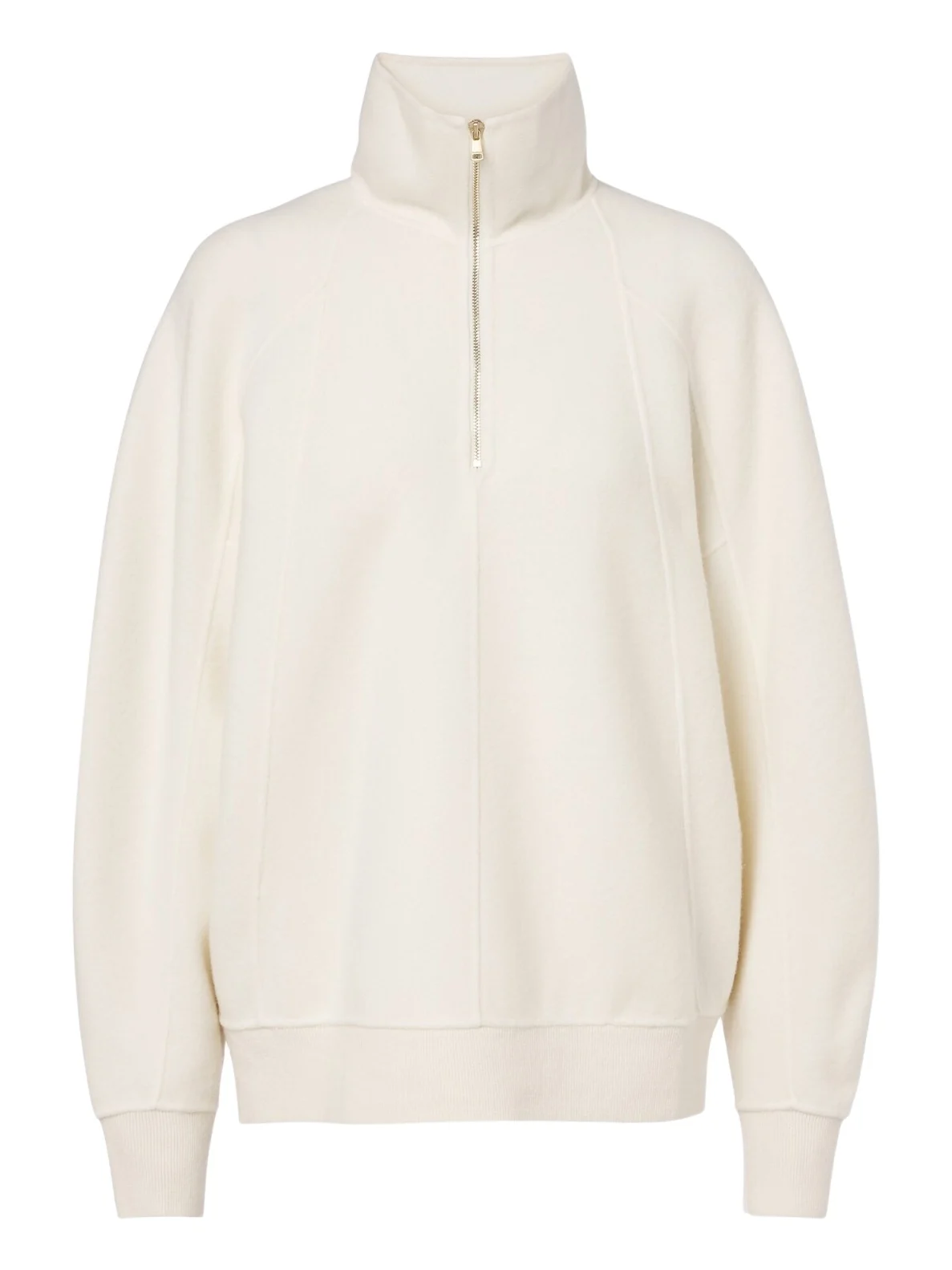 Max Mara Wool and cashmere-blend half-zip sweater