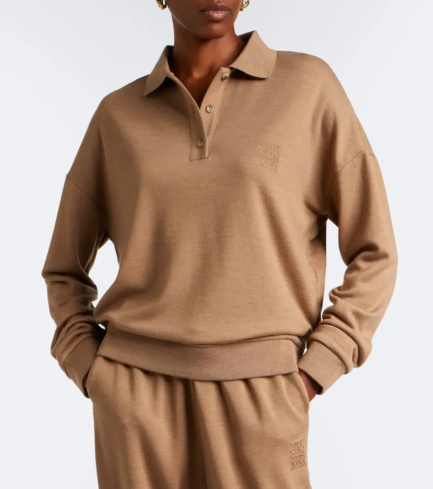 Max Mara Virgin wool polo sweater | Thumbnail 4 Max Mara Virgin wool polo sweater | Thumbnail 4