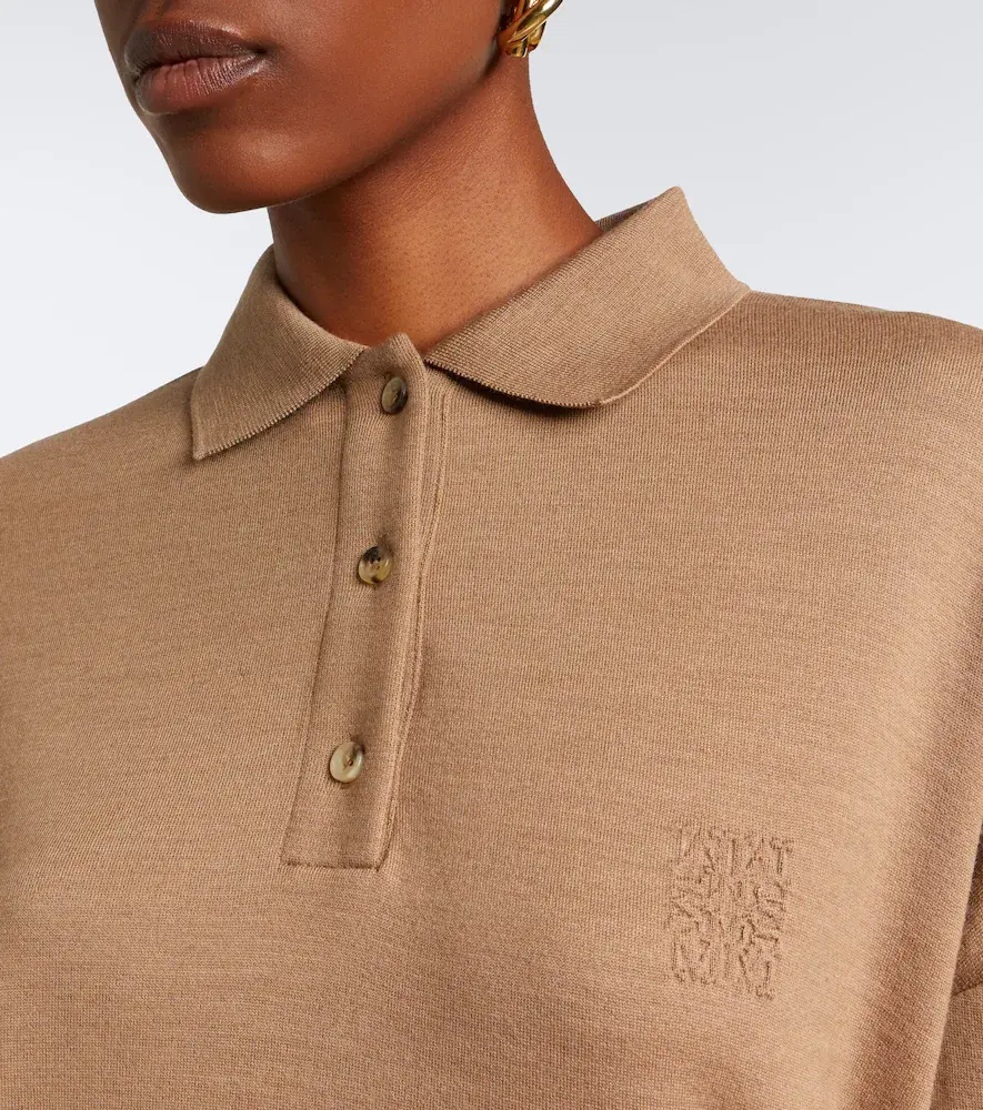 Max Mara Virgin wool polo sweater | Thumbnail 6 Max Mara Virgin wool polo sweater | Thumbnail 6