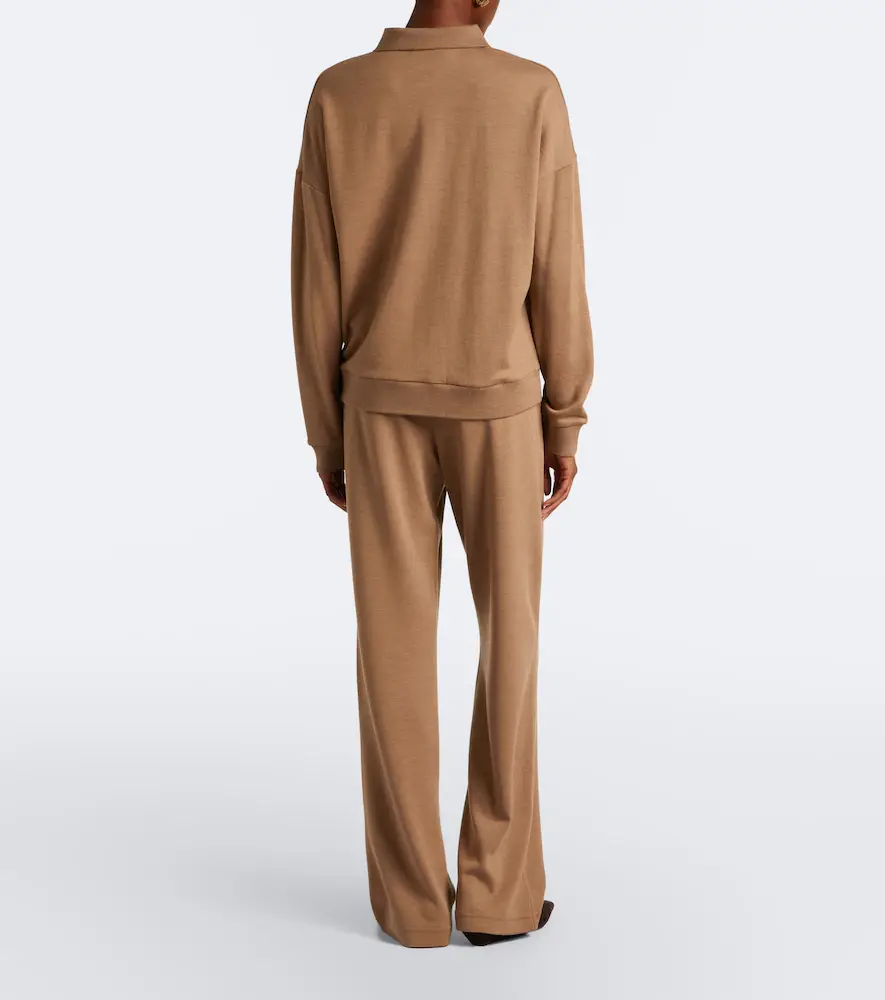 Max Mara Virgin wool straight pants | Thumbnail 6