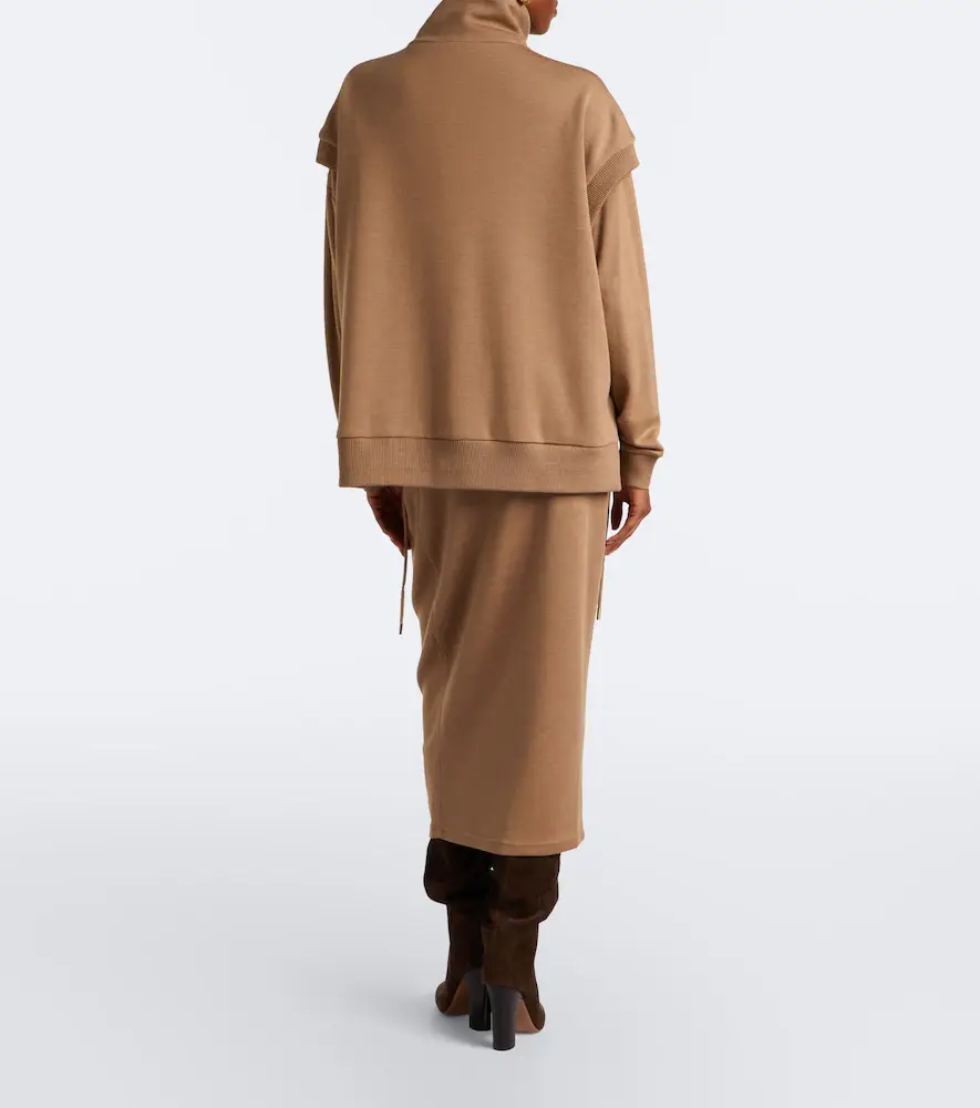 Max Mara Virgin wool midi skirt | Thumbnail 2 Max Mara Virgin wool midi skirt | Thumbnail 2