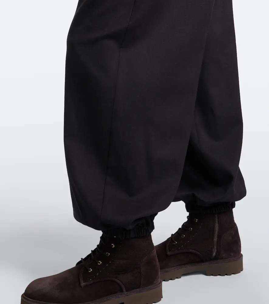Max Mara Belted wool-blend wide-leg pants | Thumbnail 6 Max Mara Belted wool-blend wide-leg pants | Thumbnail 6