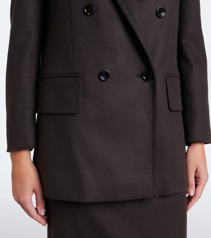 Max Mara Double-breasted camel hair blazer | Thumbnail 2