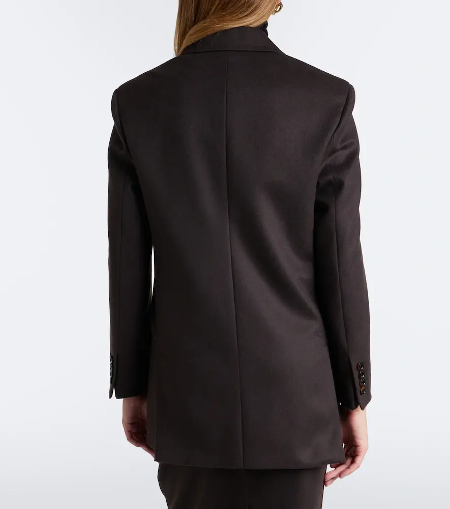 Max Mara Double-breasted camel hair blazer | Thumbnail 3