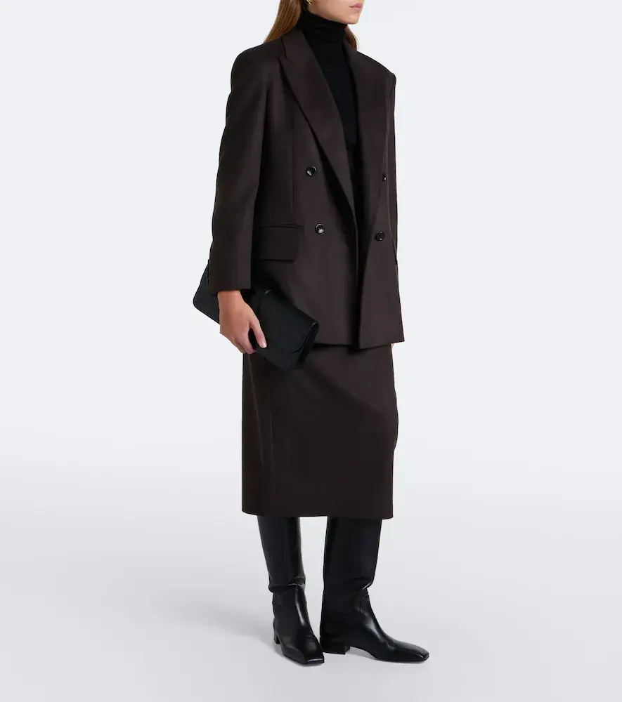 Max Mara Double-breasted camel hair blazer | Thumbnail 6