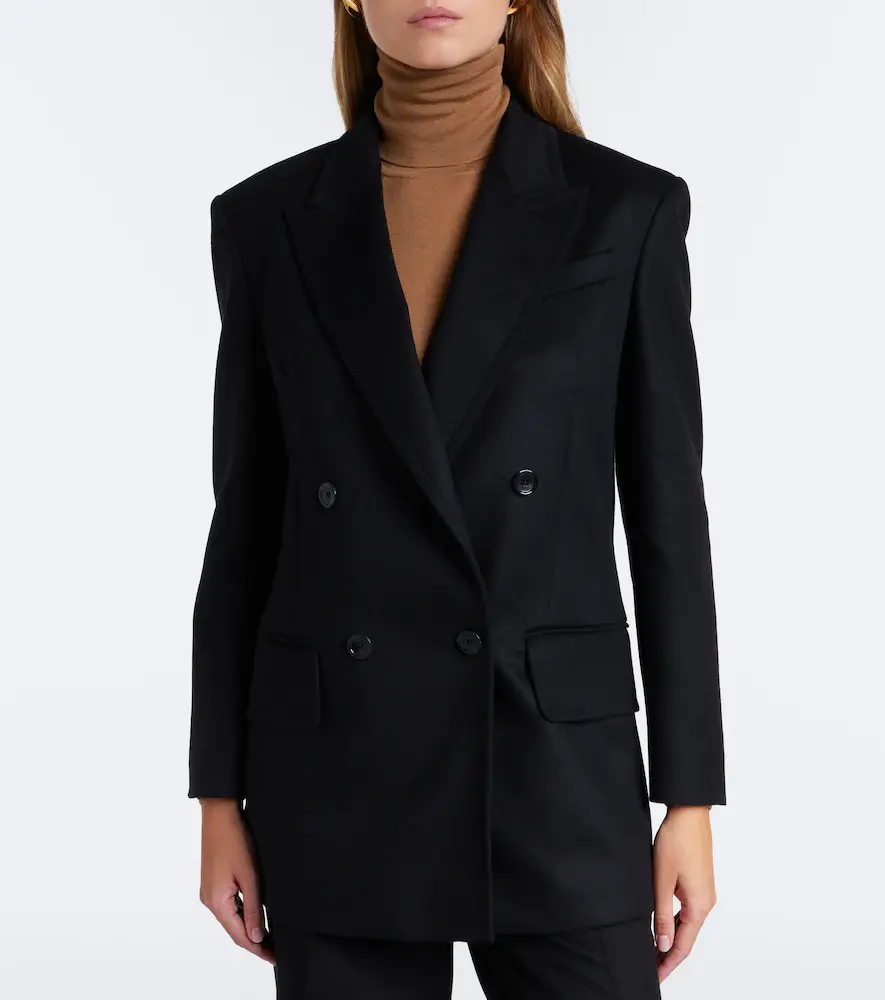 Max Mara Double-breasted camel hair blazer | Thumbnail 2 Max Mara Double-breasted camel hair blazer | Thumbnail 2