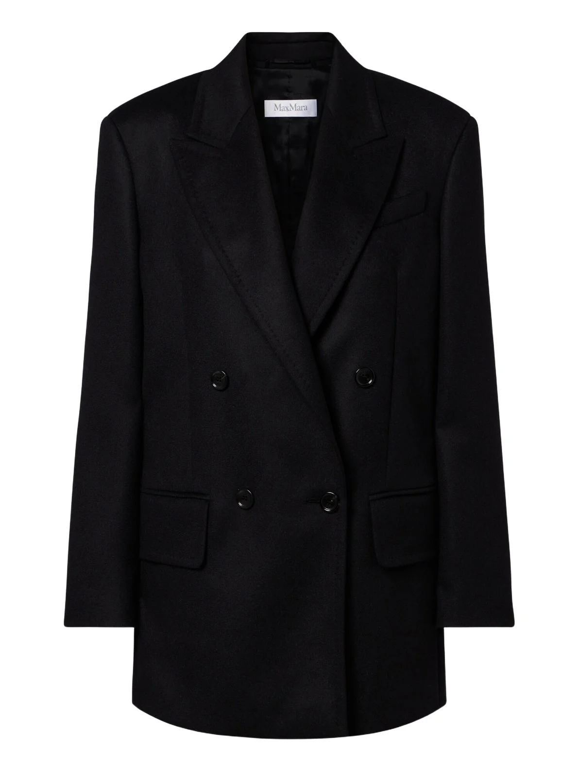 Double-breasted camel hair blazer Double-breasted camel hair blazer