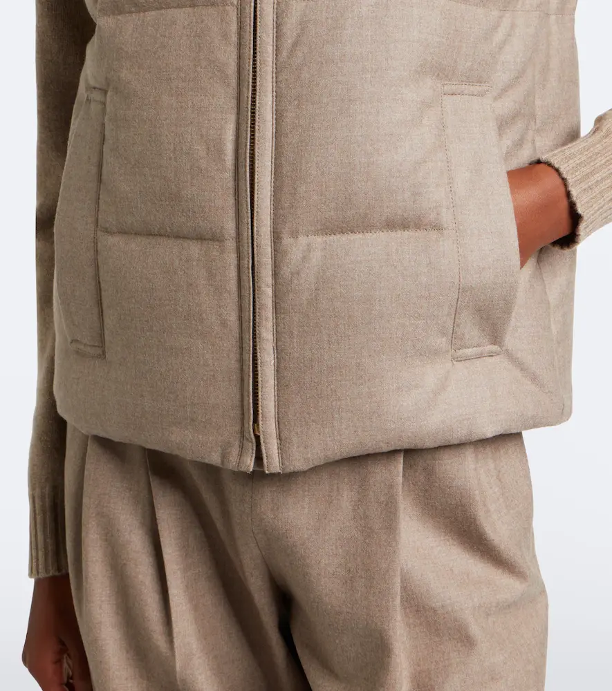 Max Mara Cashmere-blend down vest | Thumbnail 4